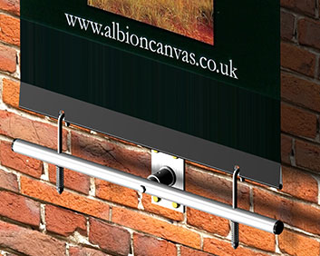 Printing company for Centrally Wall Mounted Banner Poles
