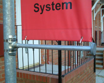 Printing company for Standard post Mounted Banner Poles