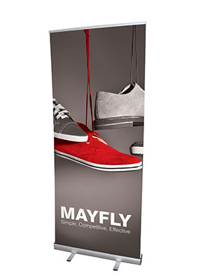 Mayfly Roller Banner - DWJ printers