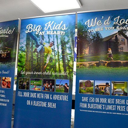 Re-dress your existing roller banner  - DWJ printers