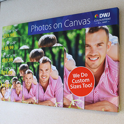 Printed Canvases - DWJ printers