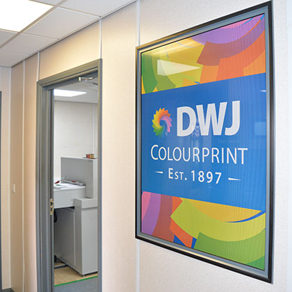 Printed Contravision® Window Graphics - DWJ printers