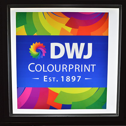 Lightbox Print (Transparent Backlit Film) - DWJ printers